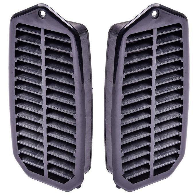 Redline Restomotive® 1970-1992 GM Car & Truck Door Jamb Vent Grille 2 Piece Set