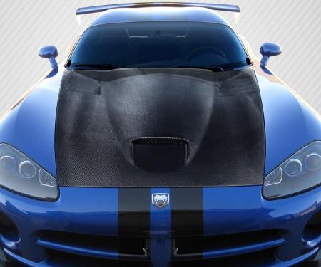 Extreme Dimensions 2003-2009 Dodge Viper Carbon Creations SRT Carbon Fiber Hood 117457