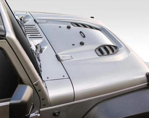 Extreme Dimensions 2007-2018 Jeep Wrangler Duraflex Power Dome Hood 109692