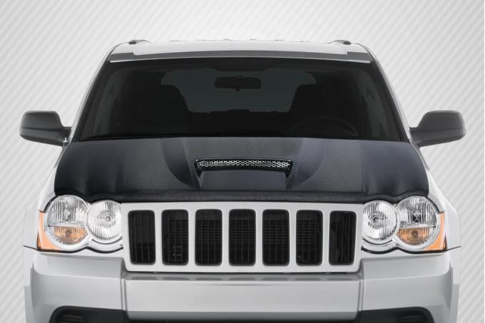 Extreme Dimensions 2005-2010 Jeep Grand Cherokee Carbon Creations SRT Look Carbon Fiber Hood 115218