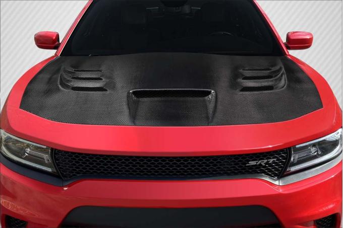 Extreme Dimensions 2015-2023 Dodge Charger Carbon Creations Viper Carbon Fiber Hood 115991