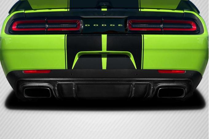 Extreme Dimensions 2015-2023 Dodge Challenger Carbon Creations Turn Auto Carbon Fiber Rear Lip 118041