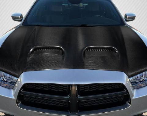 Extreme Dimensions 2011-2014 Dodge Charger Carbon Creations Redeye Look Carbon Fiber Hood 118045
