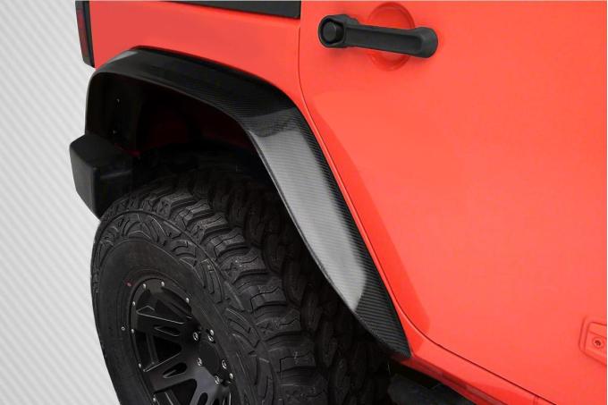 Extreme Dimensions 2007-2018 Jeep Wrangler Carbon Creations Rugged Carbon Fiber Fender 115681