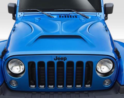Extreme Dimensions 2007-2018 Jeep Wrangler Duraflex Predator Hood 114963