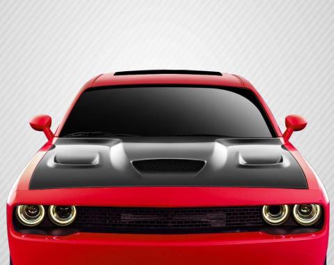 Extreme Dimensions 2008-2023 Dodge Challenger Carbon Creations Hellcat Carbon Fiber Hood 112475