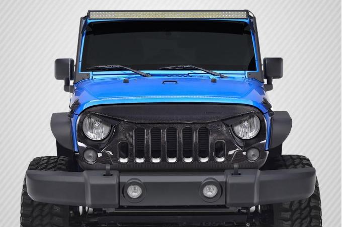 Extreme Dimensions 2007-2018 Jeep Wrangler Carbon Creations Predator Carbon Fiber Grille 115251