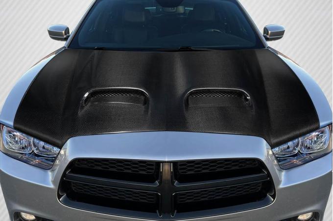 Extreme Dimensions 2011-2014 Dodge Charger Carbon Creations Redeye Look Carbon Fiber Hood 118045