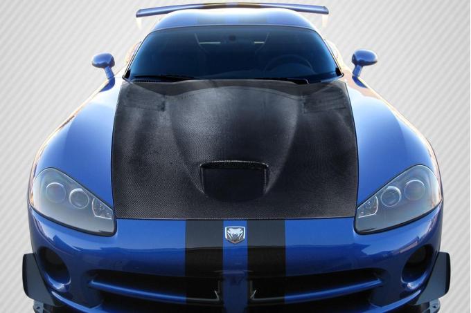 Extreme Dimensions 2003-2009 Dodge Viper Carbon Creations SRT Carbon Fiber Hood 117457