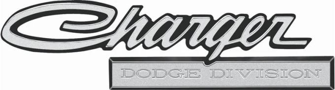 AMD Trunk Emblem "Charger DODGE DIVISION", 71 Charger K-3570035