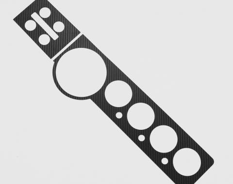 Detroit Muscle Technologies Mopar E Body 70-74 Non Rallye Dash Overlay - CARBON EXX7074OL31-CARBON