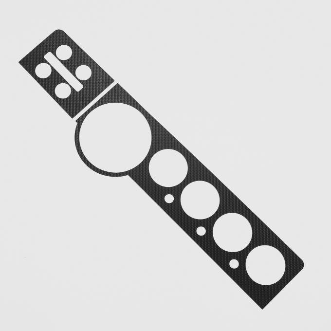 Detroit Muscle Technologies Mopar E Body 70-74 Non Rallye Dash Overlay - CARBON EXX7074OL31-CARBON