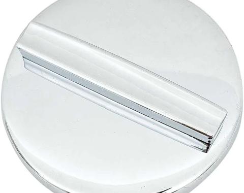 AMD Gas Cap, Chrome, Non Vented, 67-76 Dodge Plymouth A-Body K-MA8174