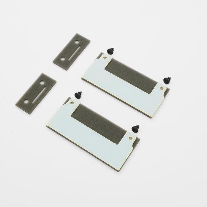 Detroit Muscle Technologies Mopar E Body Challenger 70-74 Door Handle Air Seal Foams WITH PLATES CHR3499182-PLATES