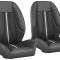 TMI Pro-Low Back Bucket Seats, Sport-AR2 Pattern 47-9316