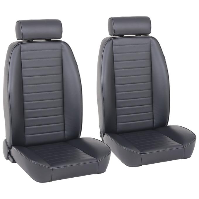 TMI Classic So-Cal Bucket Seat, Black Yukon Cricket Vinyl 47-9442-6470
