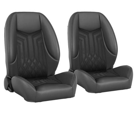 TMI Pro-Low Back Bucket Seats, Sport-DDL Pattern 47-9315