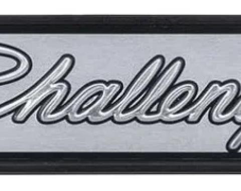 AMD Dash Pad Emblem, "Challenger" Script, 71-74 Challenger K-3590127