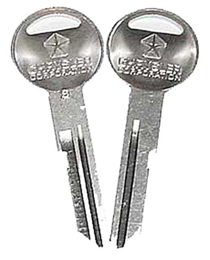 1966-76 MOPAR Trunk OEM Blank Un-cut Key