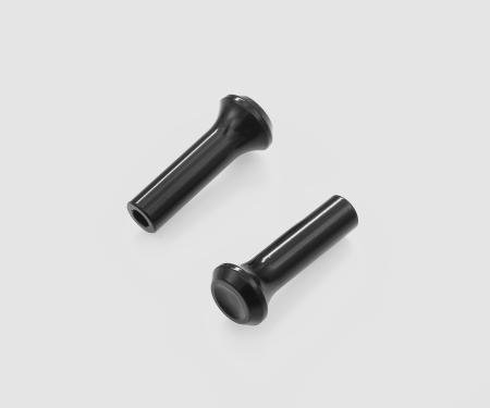 Detroit Muscle Technologies Mopar A B Body 62-76 BLACK Stainless Door Lock Pull Knob - Pair CHR3419209-BLACK