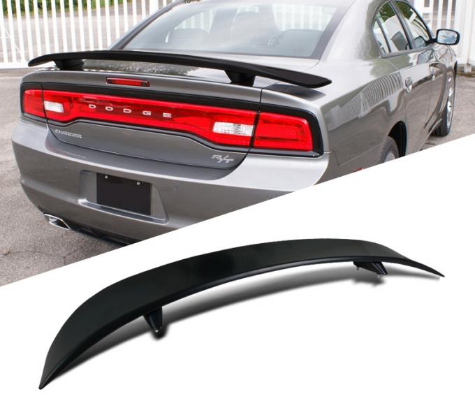 Dodge Charger Daytona ABS Black Rear Trunk Spoiler Wing, 2011-2016