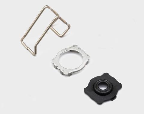 Detroit Muscle Technologies Mopar A B E Body 66-73 Steering Column Coupler Stainless Cover, Black Seal & Clamp / Retainer 3" GEN6673SC02-3.0