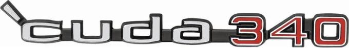 AMD Hood Emblem, cuda 340, 70-73 Barracuda K-3443159