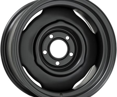 Wheel Vintiques 15x6 OE Chrysler Black 5x4.5" bolt 3.75" backspace 63-5612334