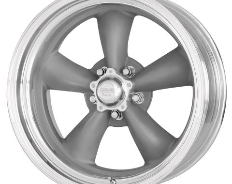 American Racing 18x9 VN215 Classic Torq Thrust II Gray/Machined 5x4.75 bolt 5" back 308148
