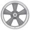 American Racing 14x7 VN215 Classic Torq Thrust II Gray/Machined 5x4.75 bolt 4" back 308103