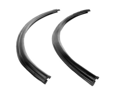 Metro Moulded Parts 1962-1972 Dodge / Plymouth Rear Roll-Up Window Seals. Two Pieces, 20" Long VS 7-A