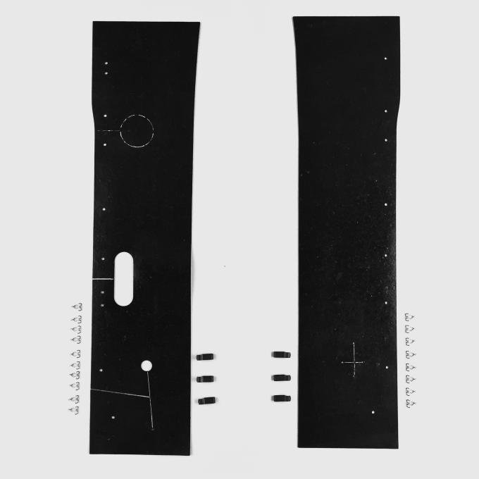 Detroit Muscle Technologies Dodge Truck 72-80 D Series D100 D150 D250 D350 2WD Frame Rail Splash Shields Seals & CLIPS TRK7280SS20-2WD