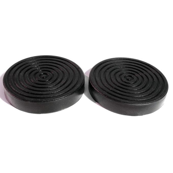 Metro Moulded Parts 1941-1971 Jeep / Willys Clutch and Brake Pedal Pads. 3" Diameter. Pair CB 61