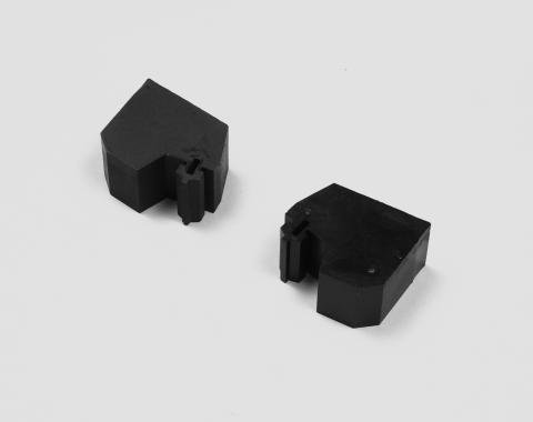 Detroit Muscle Technologies Mopar E Body 70-74 Door Window Glass Down Stop Bumper Pair CHR3439163