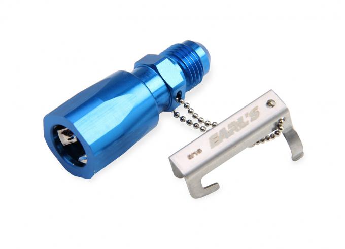 Earl's O.E. Fuel Line EFI Quick Connect -6 to 3/8", Blue 991966ERL