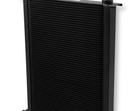 Earl's UltraPro Oil Cooler, Black, 60 Rows, Extra-Wide Cooler, 10 O-Ring Boss Female Ports 860ERL