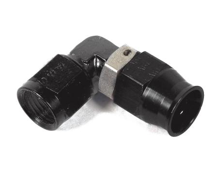 Earl's Adj. Low Profile 90 Degree Speed-Seal Hose End, -6 Hose Size, 6 Nut Size AT609036ERL