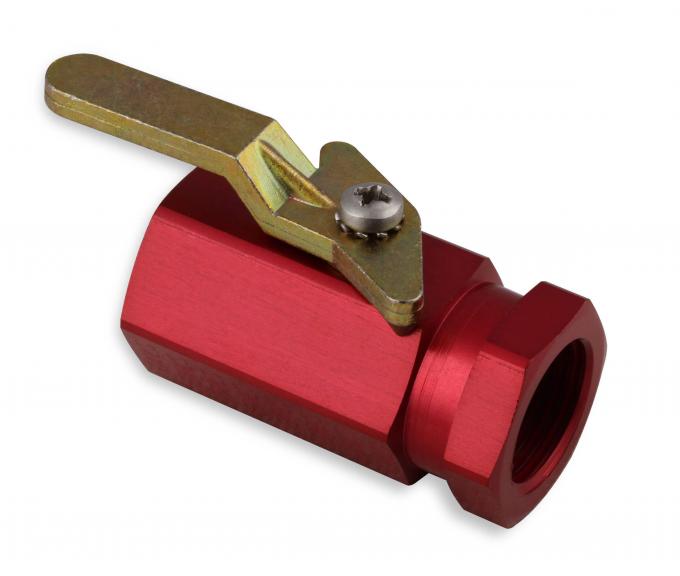 Earl's Aluminum Shut-Off Valve, Red 230500ERL