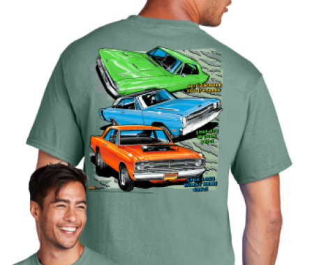 Port & Company Dart 3 Car T-Shirt