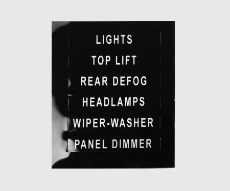 Detroit Muscle Technologies Mopar E Body 70 71 72 73 74 Rallye Dash Ovelay Switch LABELS EXX7074OL99