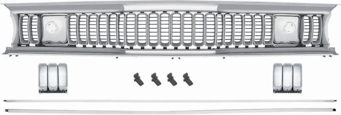AMD Grille Assembly, Sharktooth Style, 71-72 Duster 340; Twister 340 K-MA1000
