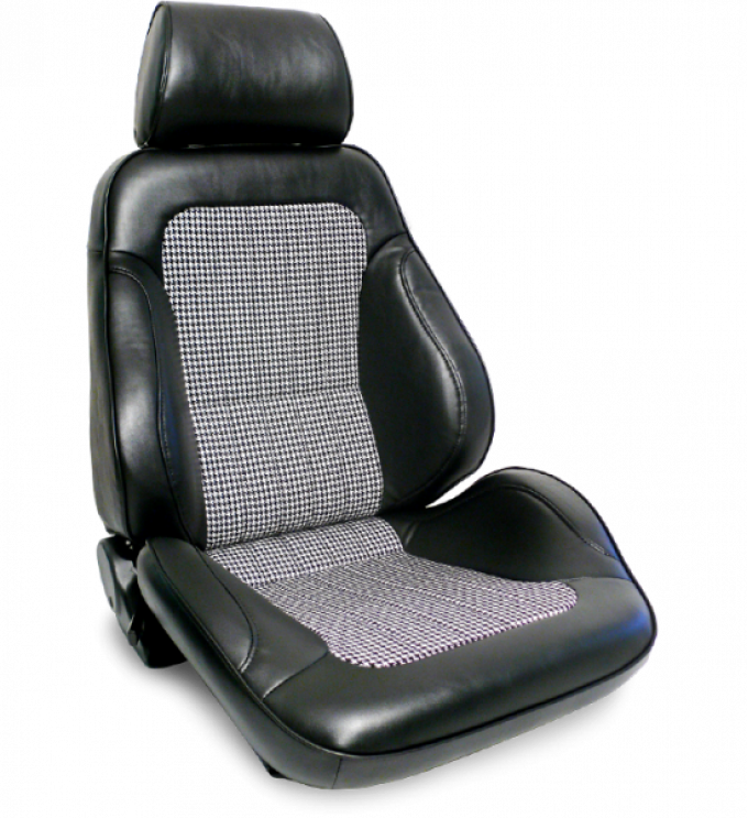 Procar Rally Seat, with Headrest, Right, Black Houndstooth