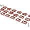 AMD Back Glass Molding Clip Set, 68-70 Dodge Plymouth B-Body (Except Charger) X671-1468-S