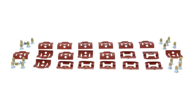 AMD Back Glass Molding Clip Set, 68-70 Dodge Plymouth B-Body (Except Charger) X671-1468-S