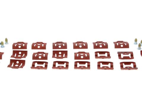 AMD Back Glass Molding Clip Set, 68-70 Dodge Plymouth B-Body (Except Charger) X671-1468-S