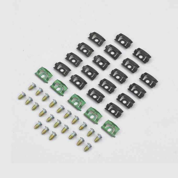 Detroit Muscle Technologies Mopar A Body 70-76 Duster Demon Windshield Reveal Trim Clip Set ADU6876TC01-C8025