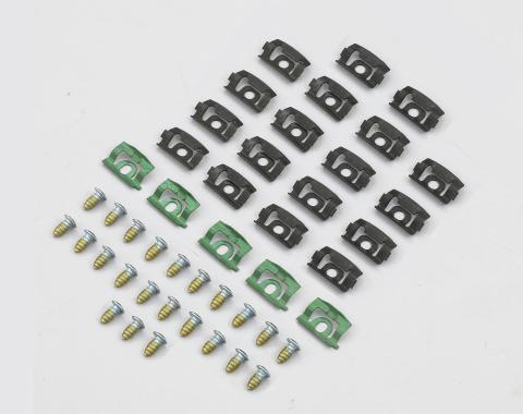 Detroit Muscle Technologies Mopar A Body 70-76 Duster Demon Windshield Reveal Trim Clip Set ADU6876TC01-C8025