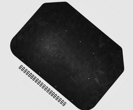 Detroit Muscle Technologies Mopar E Body 70-74 Barracuda, Challenger Hood Insulation Pad METAL Clips FOIL BACKING EXX7074HP01-FOIL-METAL CLIPS