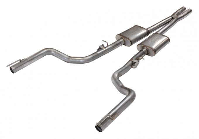 Pypes 3 Inch Cat Back Exhaust W/ X Pipe 15-20 Challenger 6.4L W/ Violator Muffler Exhaust SMC31V