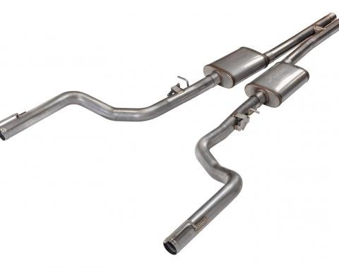 Pypes 3 Inch Cat Back Exhaust W/ H Pipe 15-20 Challenger 6.4L W/Race Pro Muffler Exhaust SMC32R